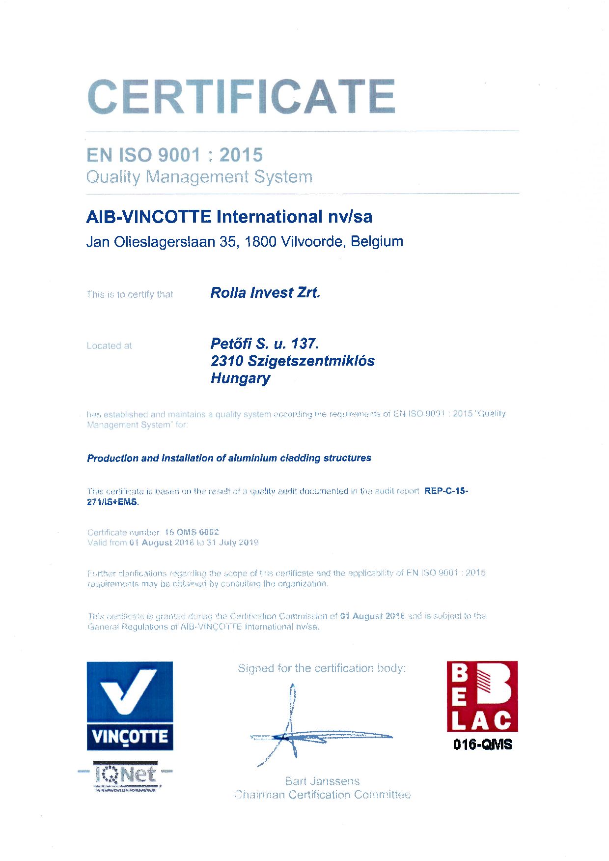 EN ISO 9001:2015 (English) (0. oldal)