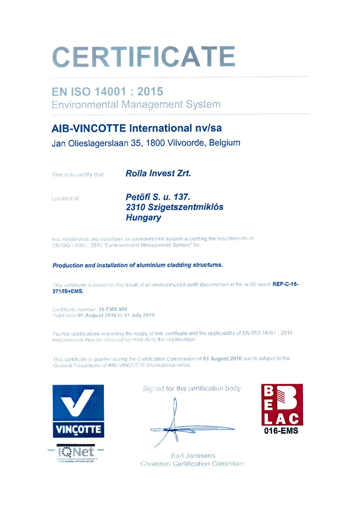 EN ISO 14001:2015 (English) (0. oldal)