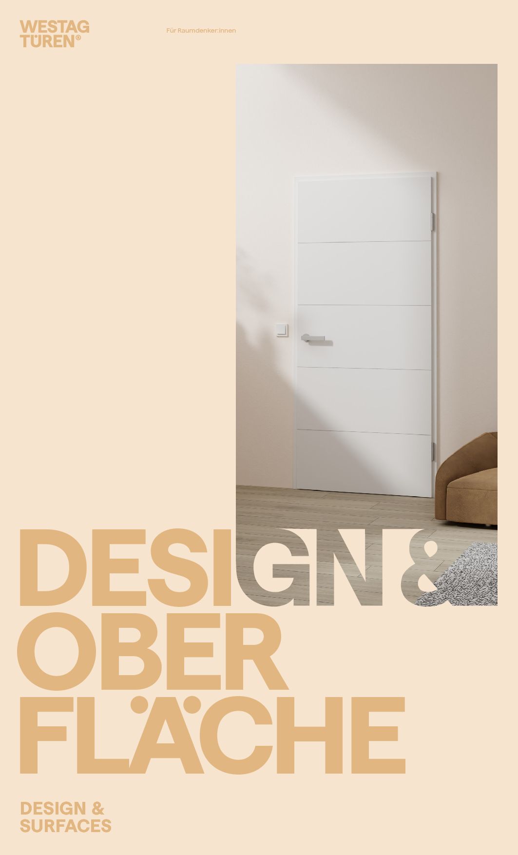 Westag Türen - Design und Oberflaeche - Design and Surfaces, 2023 (német-angol-francia) (0. oldal)